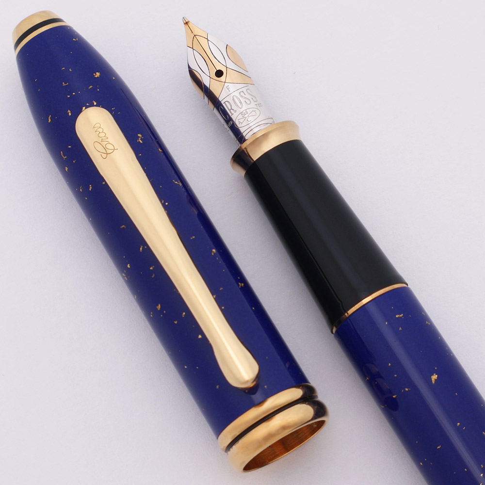 <極美品> CROSS Lapis Lazuli ボールペン 本体 ラピスラズリ Cross Townsend Lapis Lazuli Ballpoint Pen-Montgomery Pens